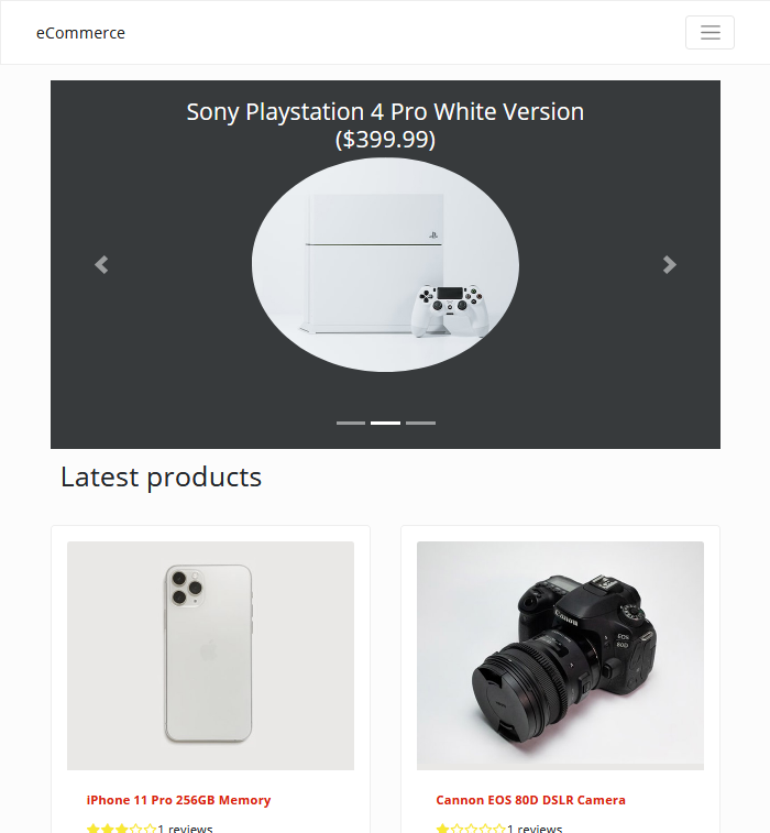 MERN eCommerce